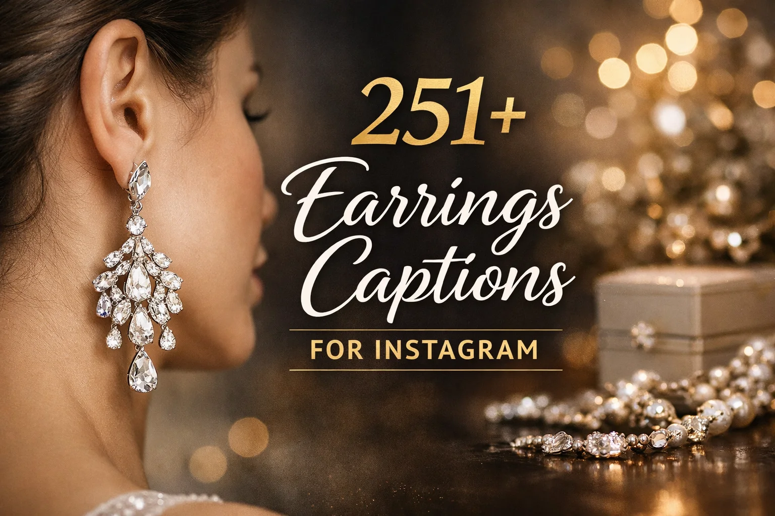 Earrings Captions for Instagram