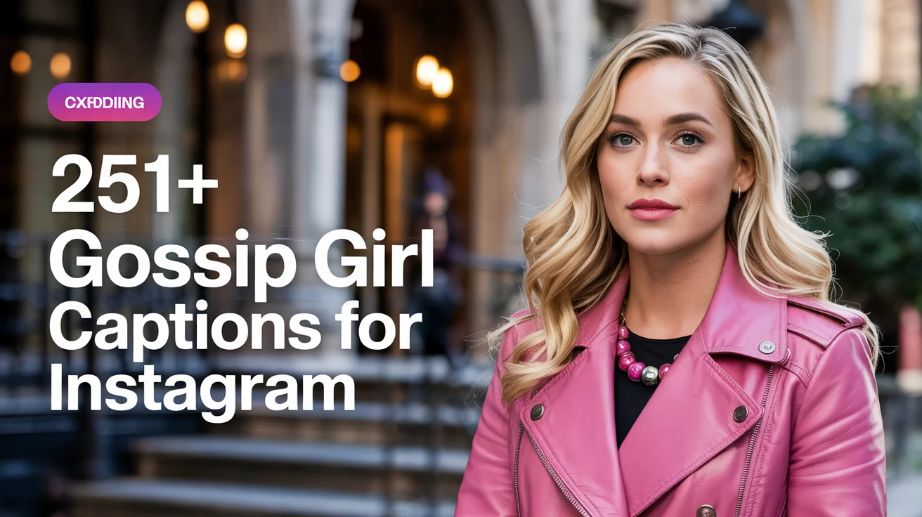 Gossip Girl Captions for Instagram