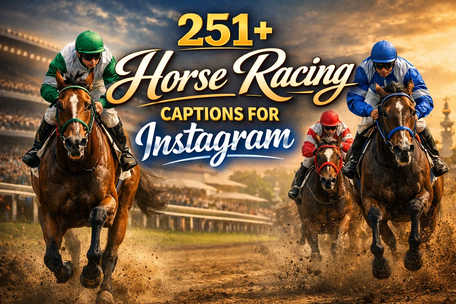 Horse Racing Captions for Instagram