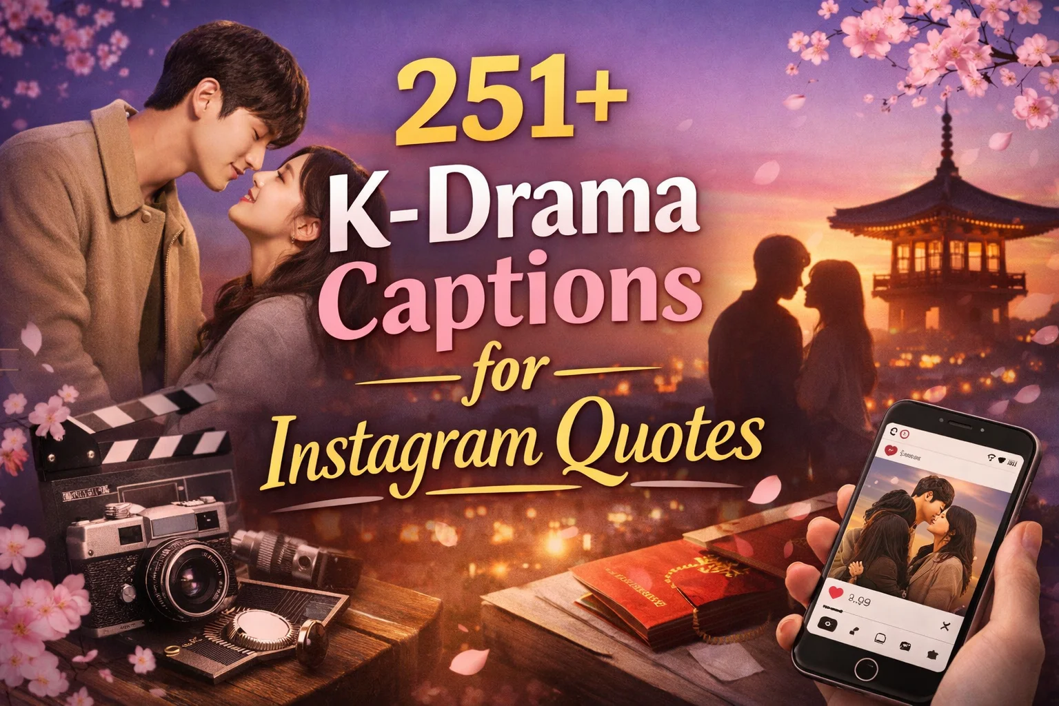K-Drama Captions for Instagram Quotes