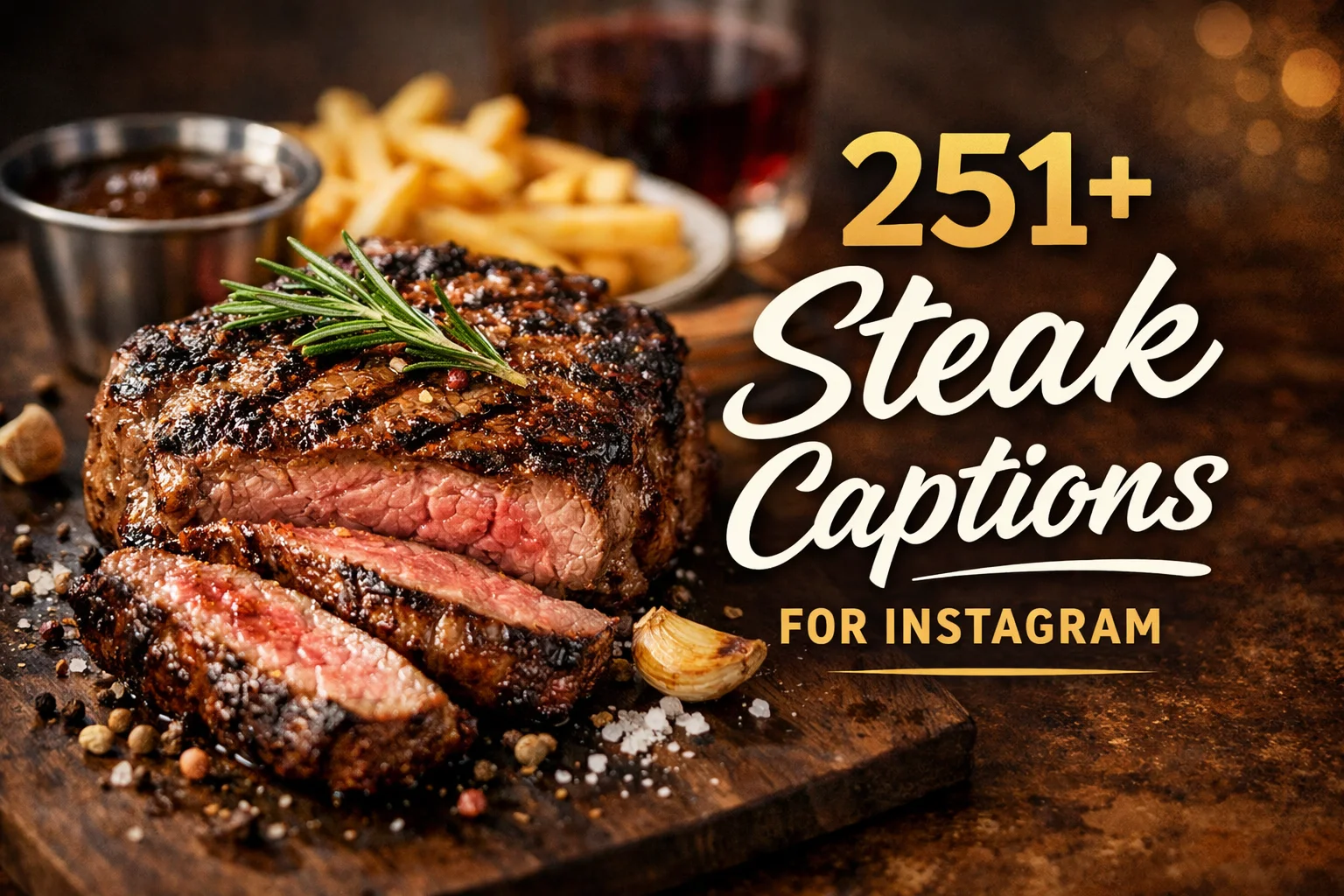 Steak Captions for Instagram