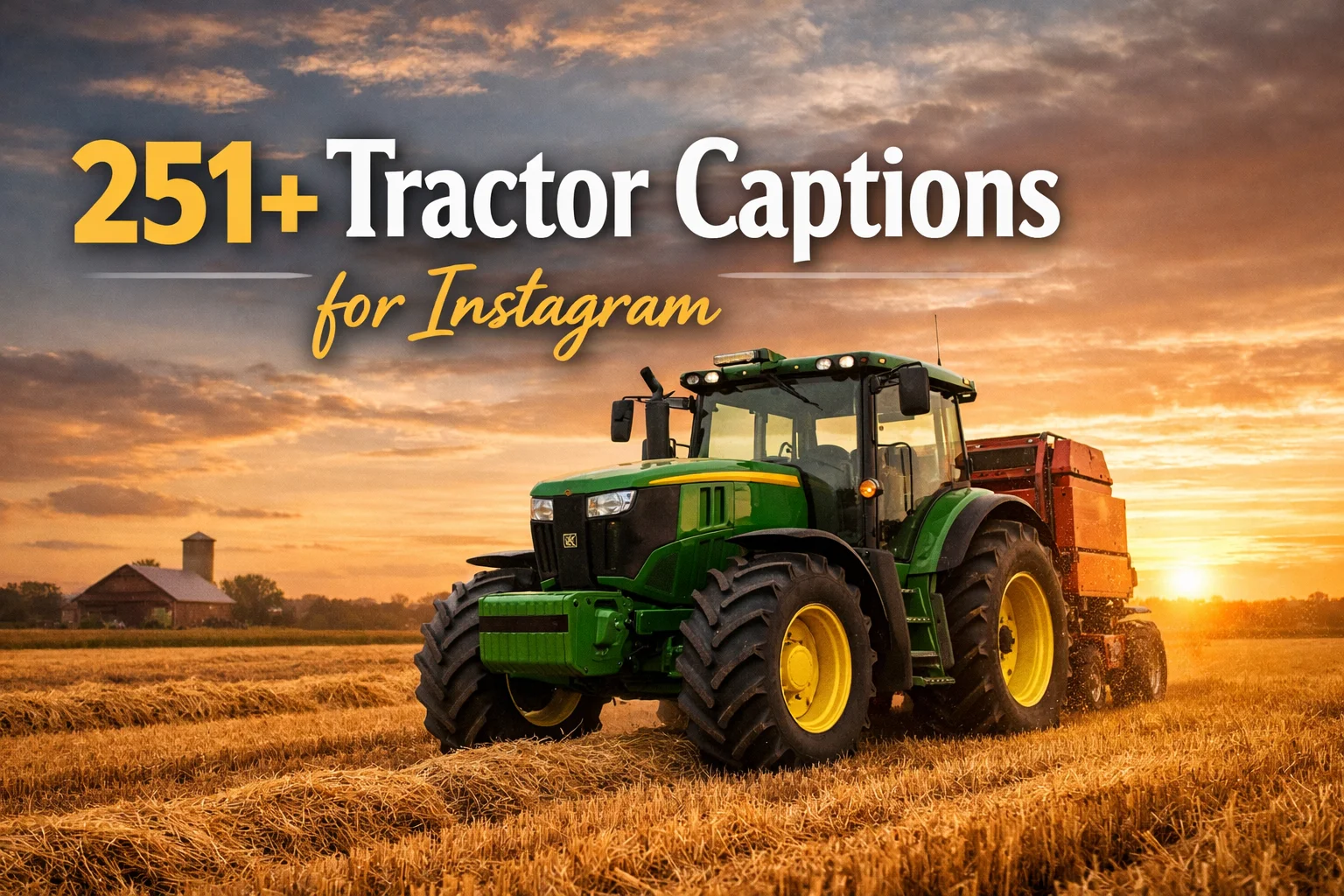 Tractor Captions for Instagram
