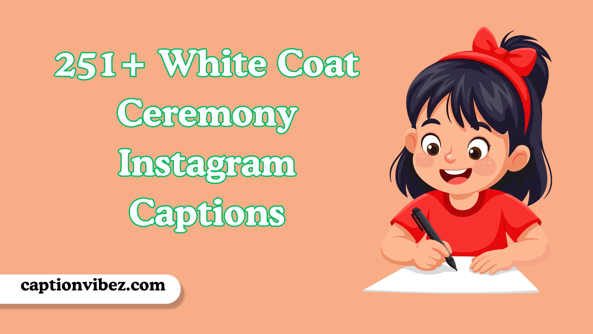 White Coat Ceremony Instagram Captions