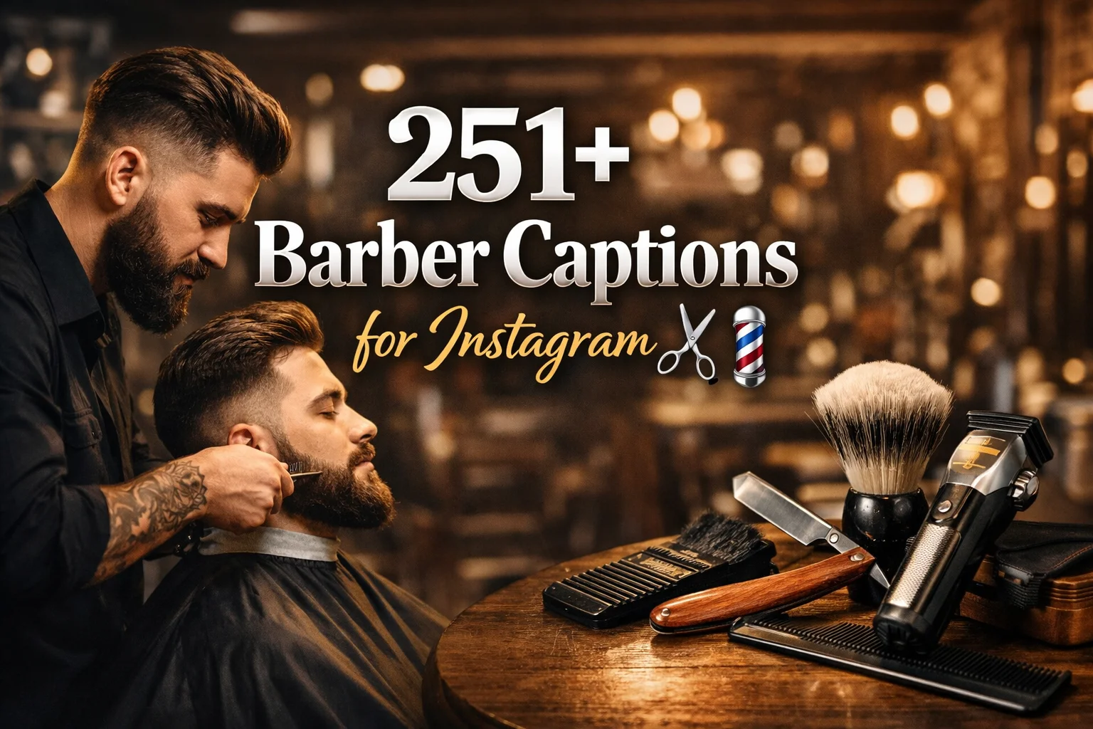 Barber Captions for Instagram