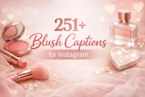 Blush Captions for Instagram