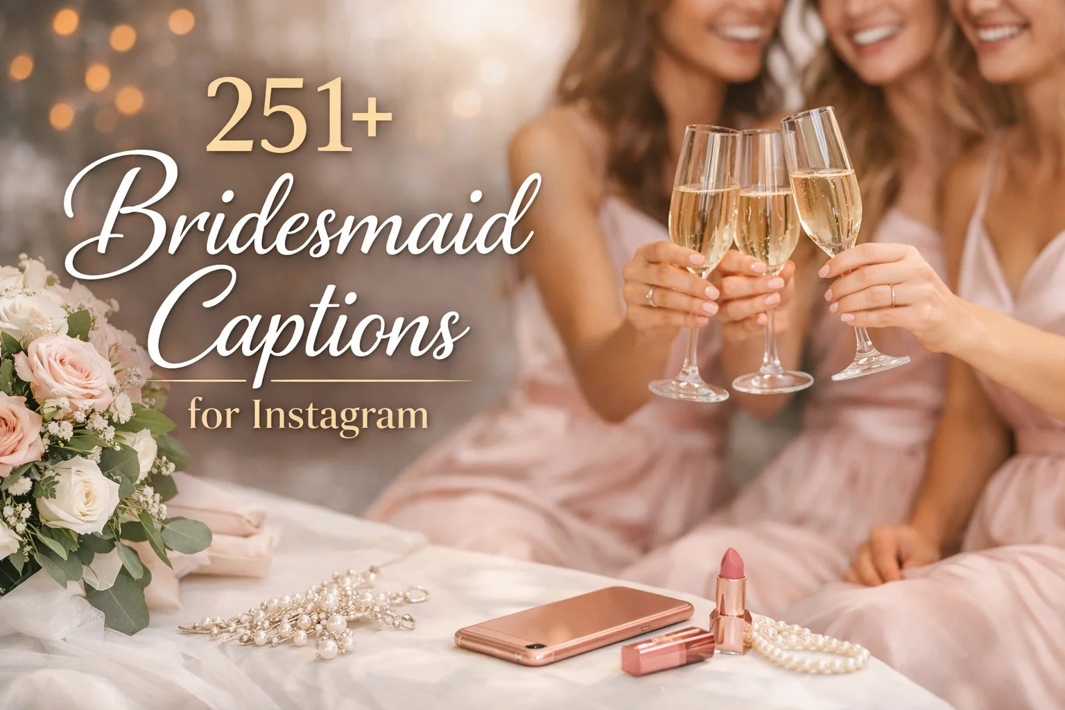 Bridesmaid Captions for Instagram