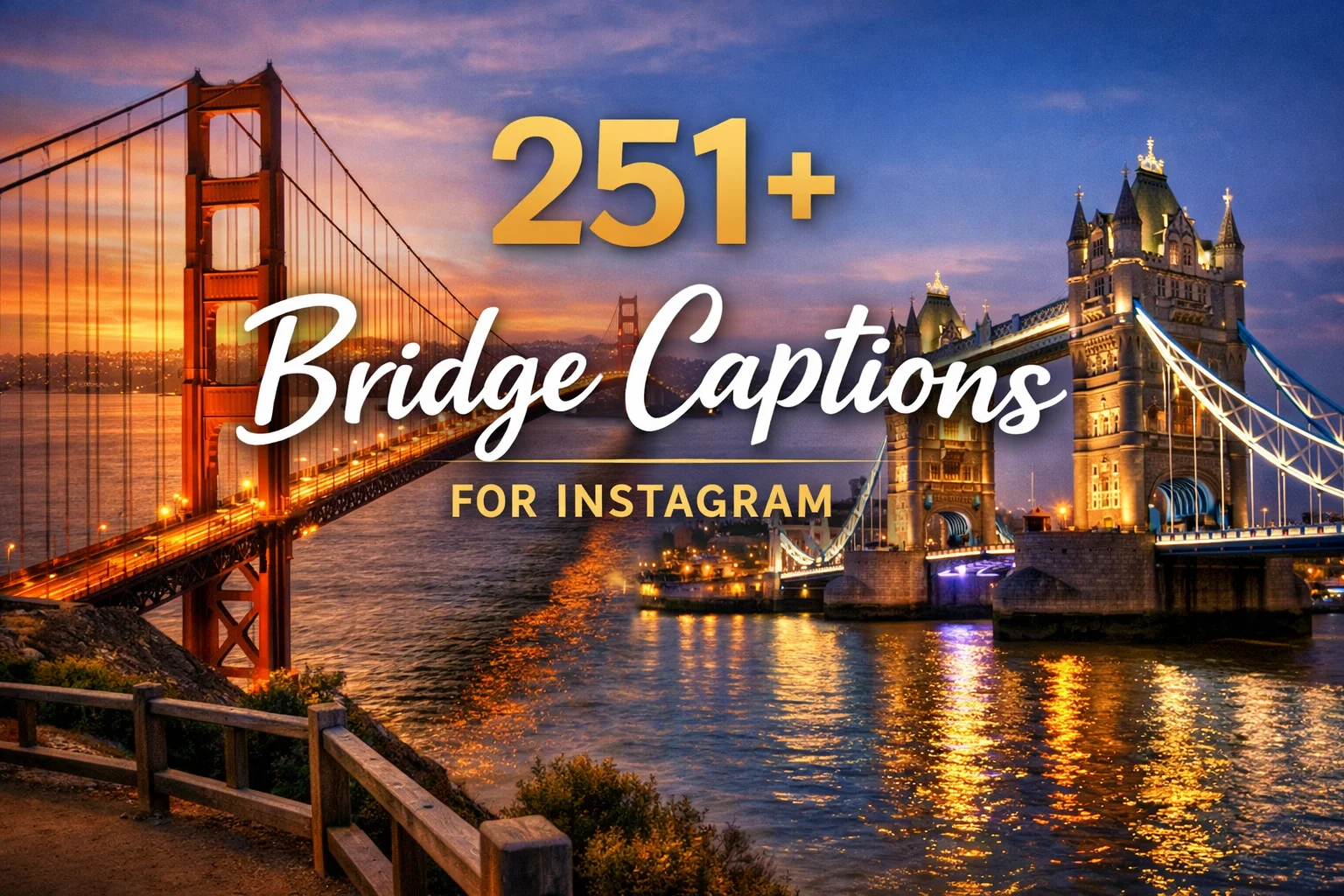 Bridge Captions for Instagram