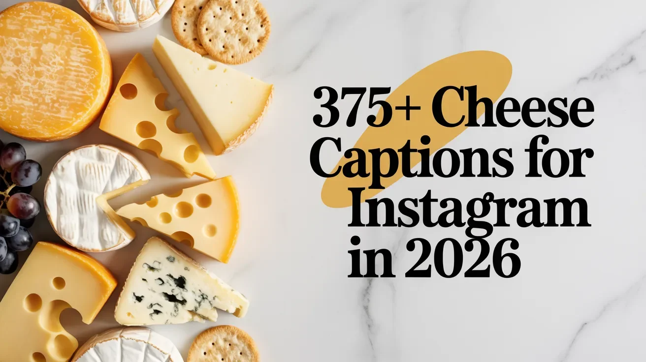 Cheese Captions For Instagram