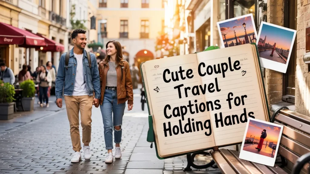 Cute Couple Travel Captions for Holding Hands