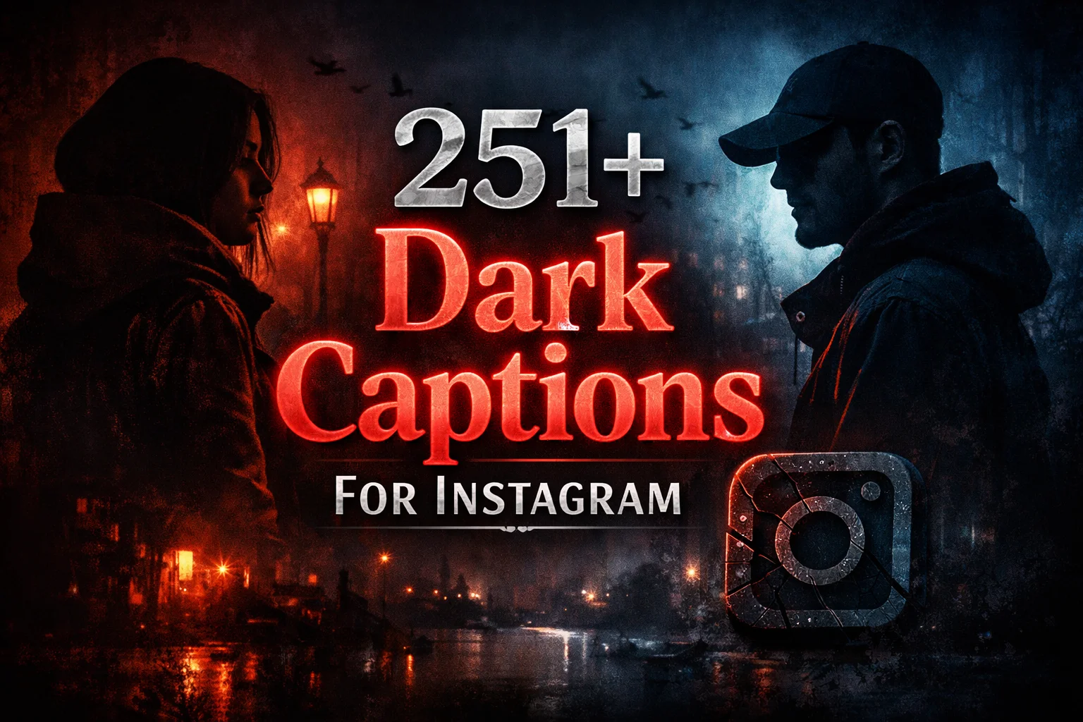 Dark Captions For Instagram