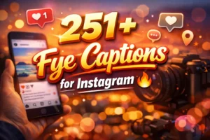 Fye Captions for Instagram 🔥