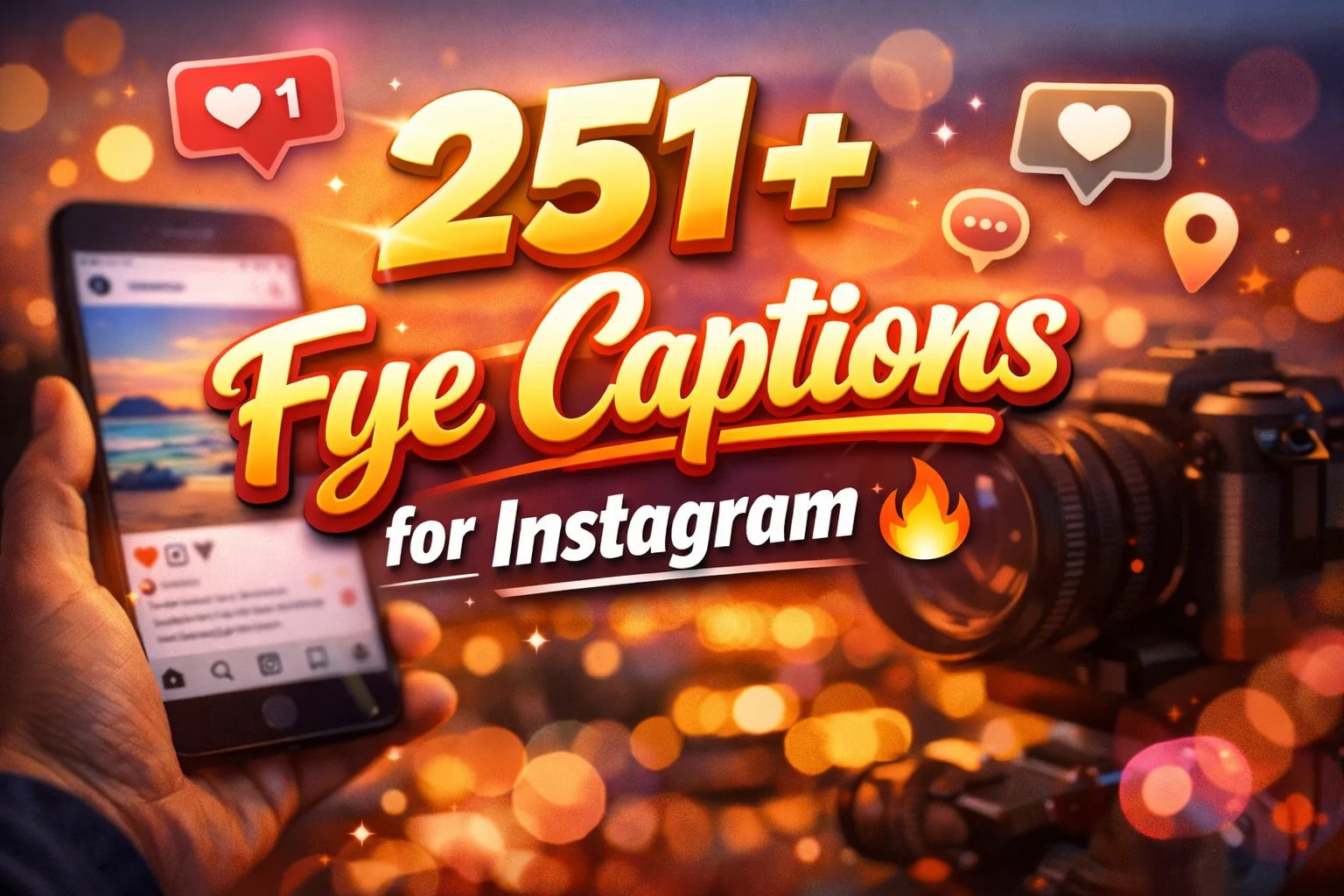 Fye Captions for Instagram π₯