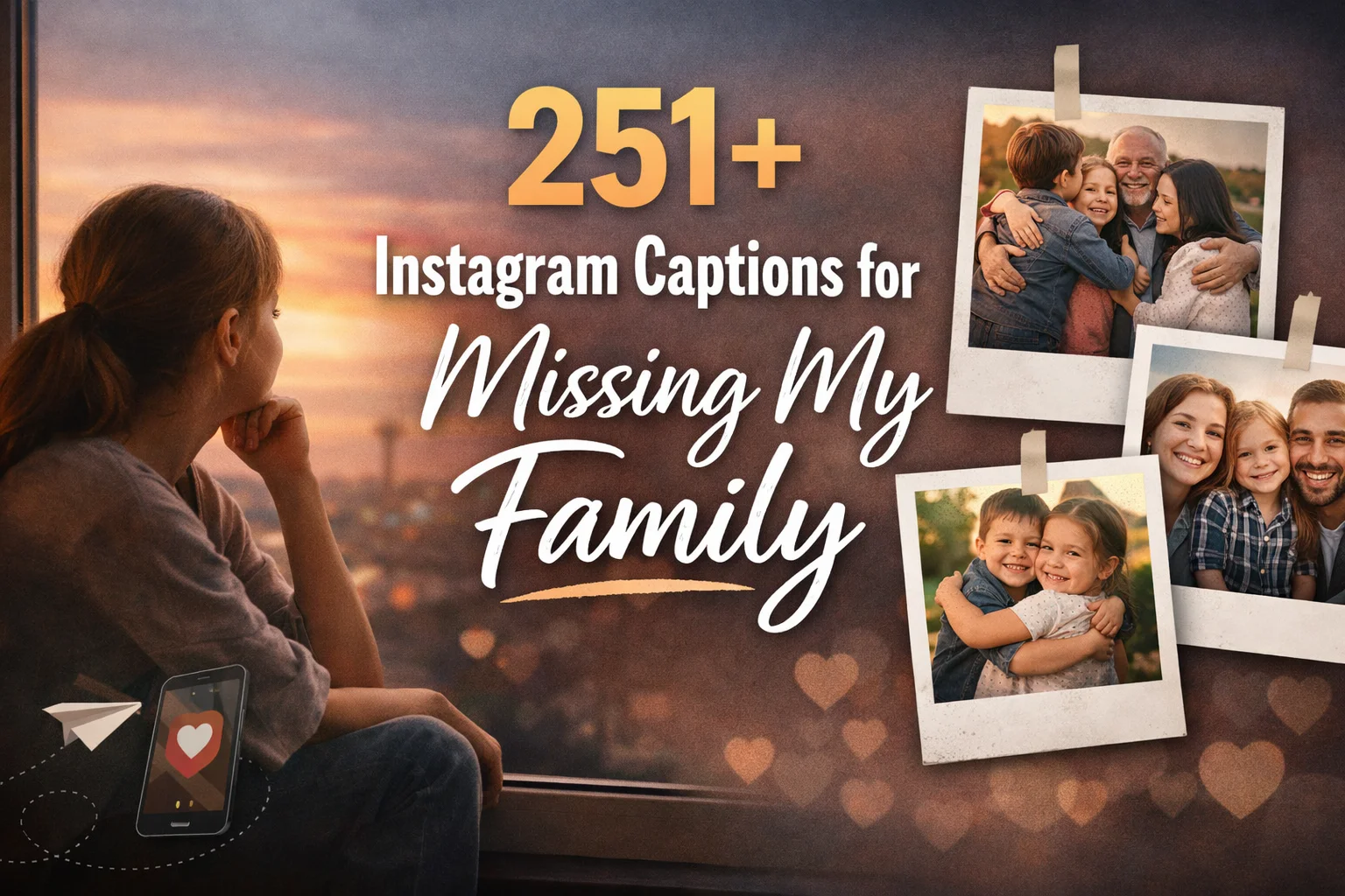 Instagram Captions for Missing My Family