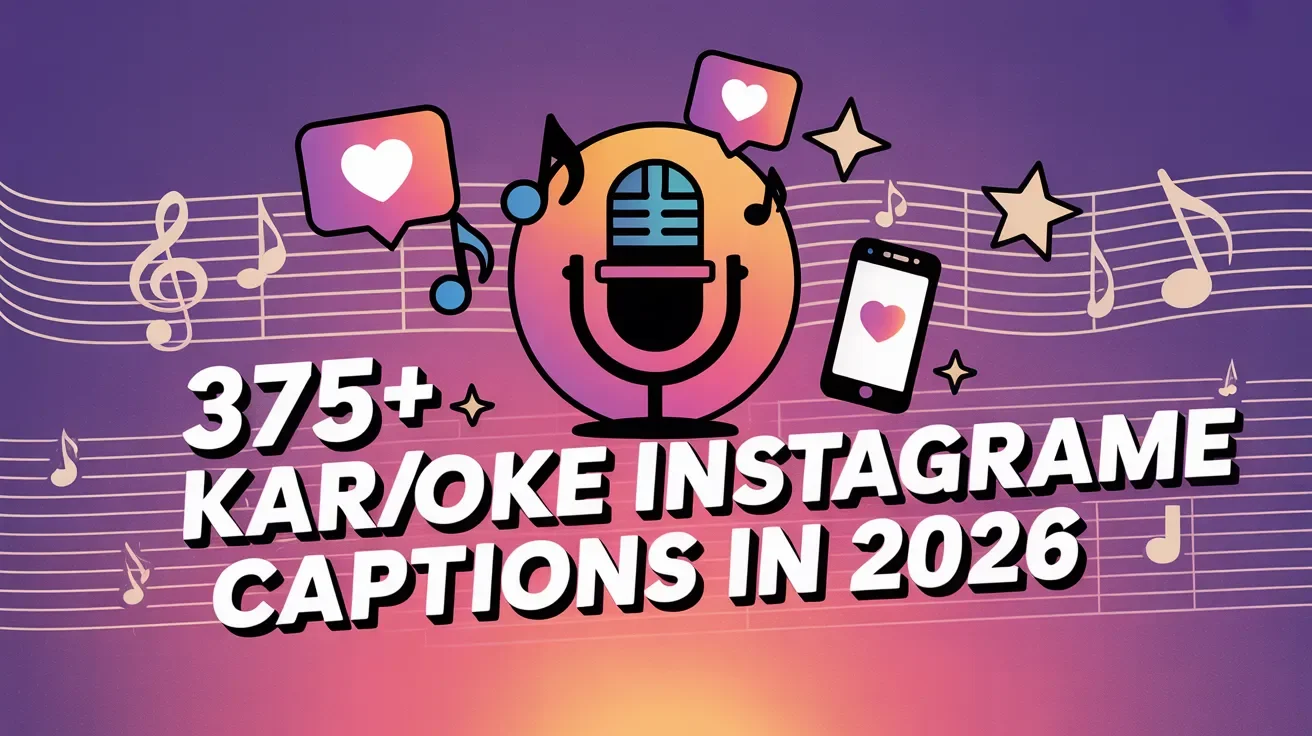 Karaoke Instagram Captions
