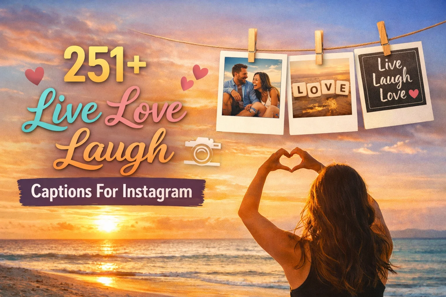 Live Love Laugh Captions For Instagram