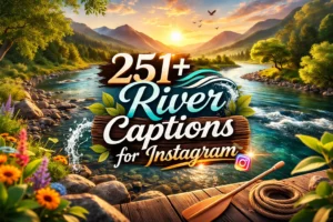 River Captions for Instagram