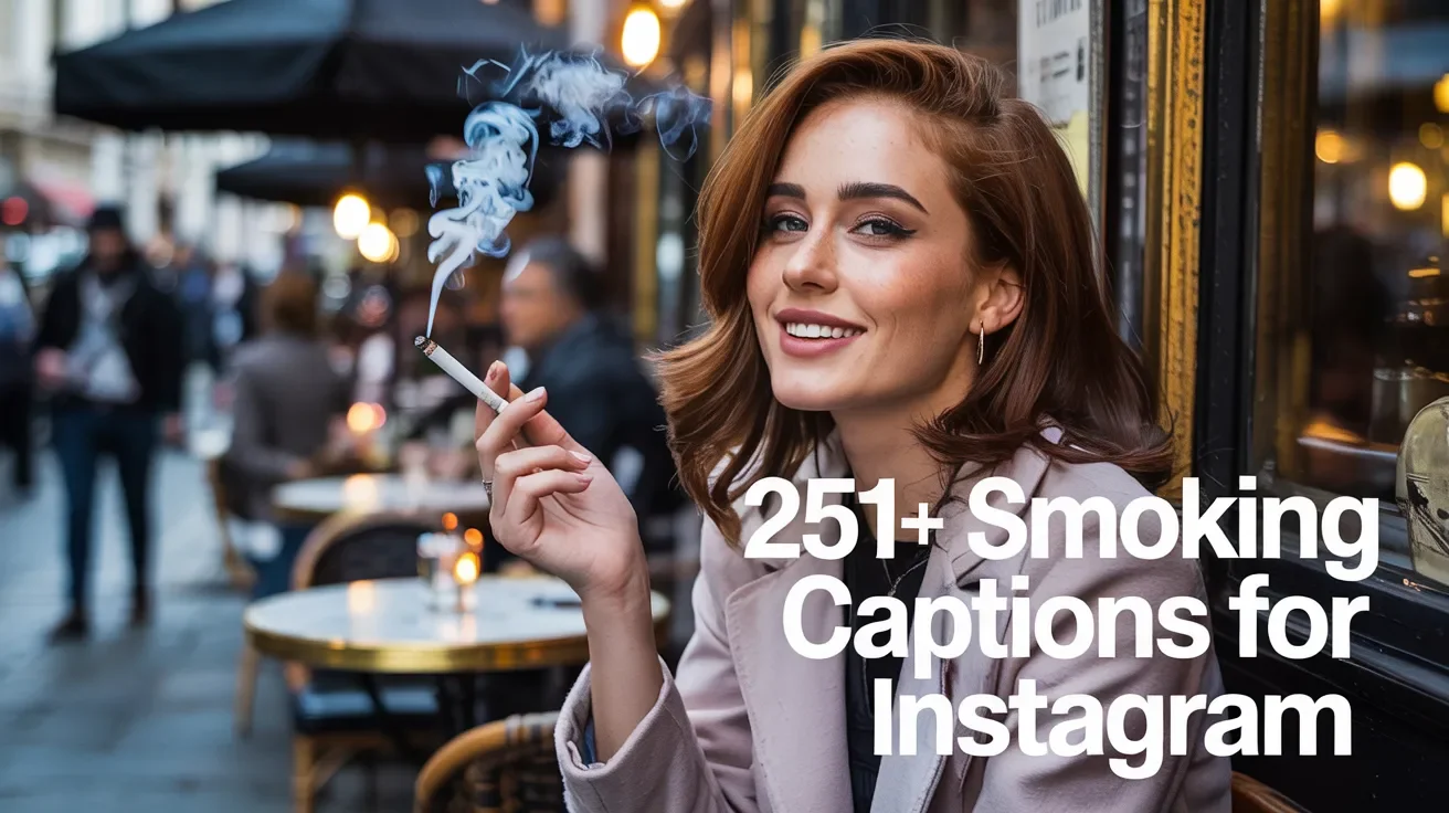Smoking Captions for Instagram