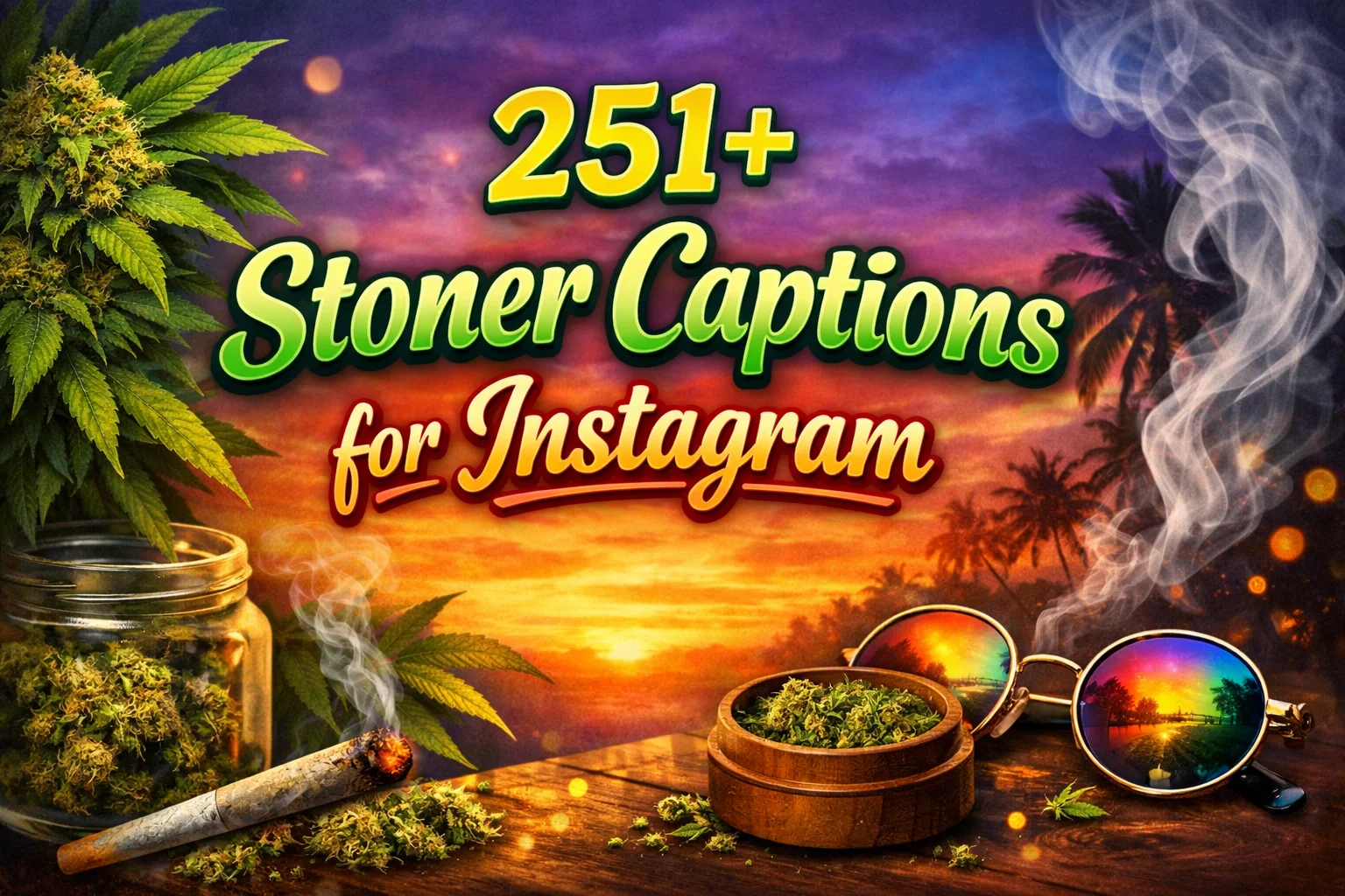 Stoner Captions for Instagram