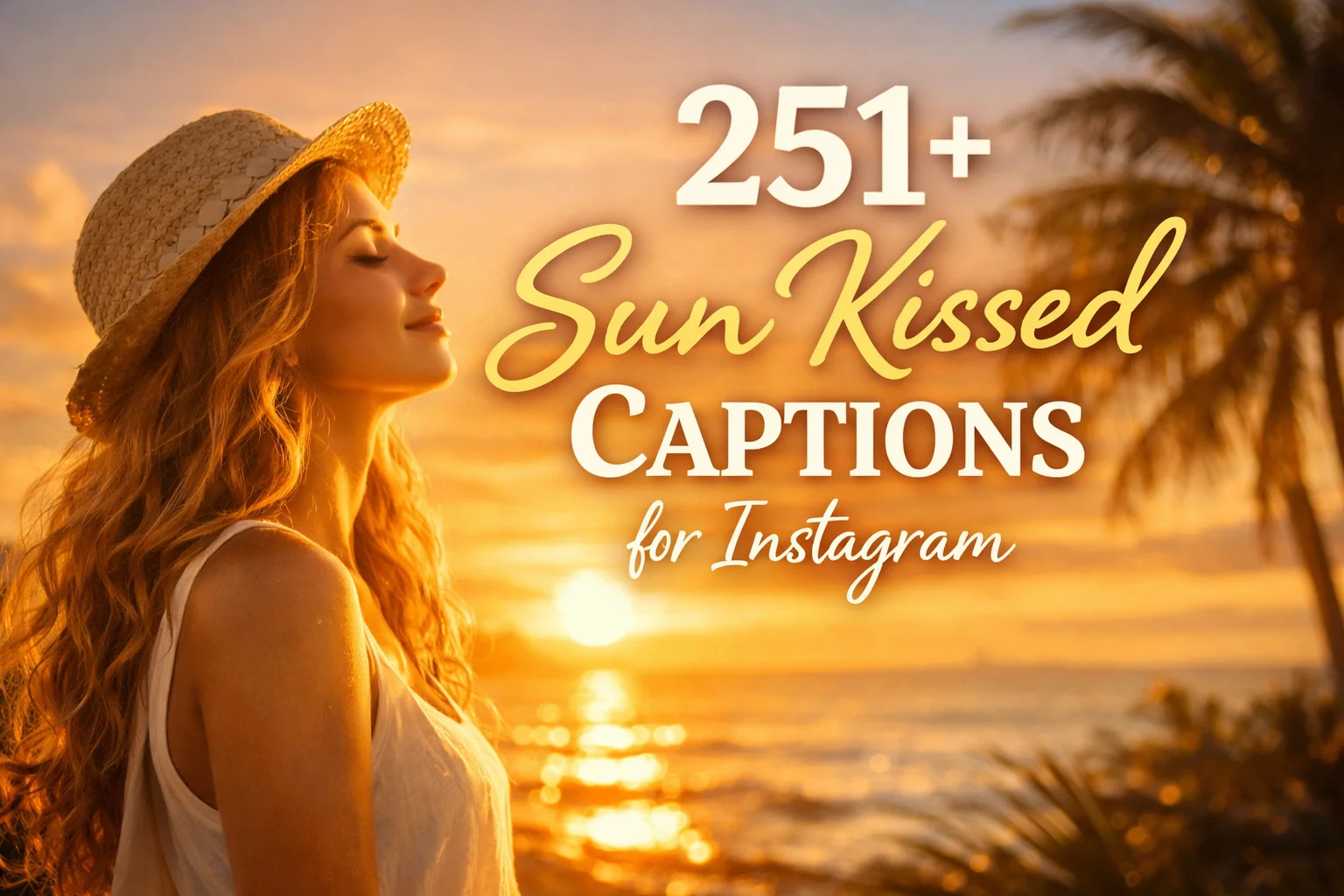 Sun Kissed Captions for Instagram