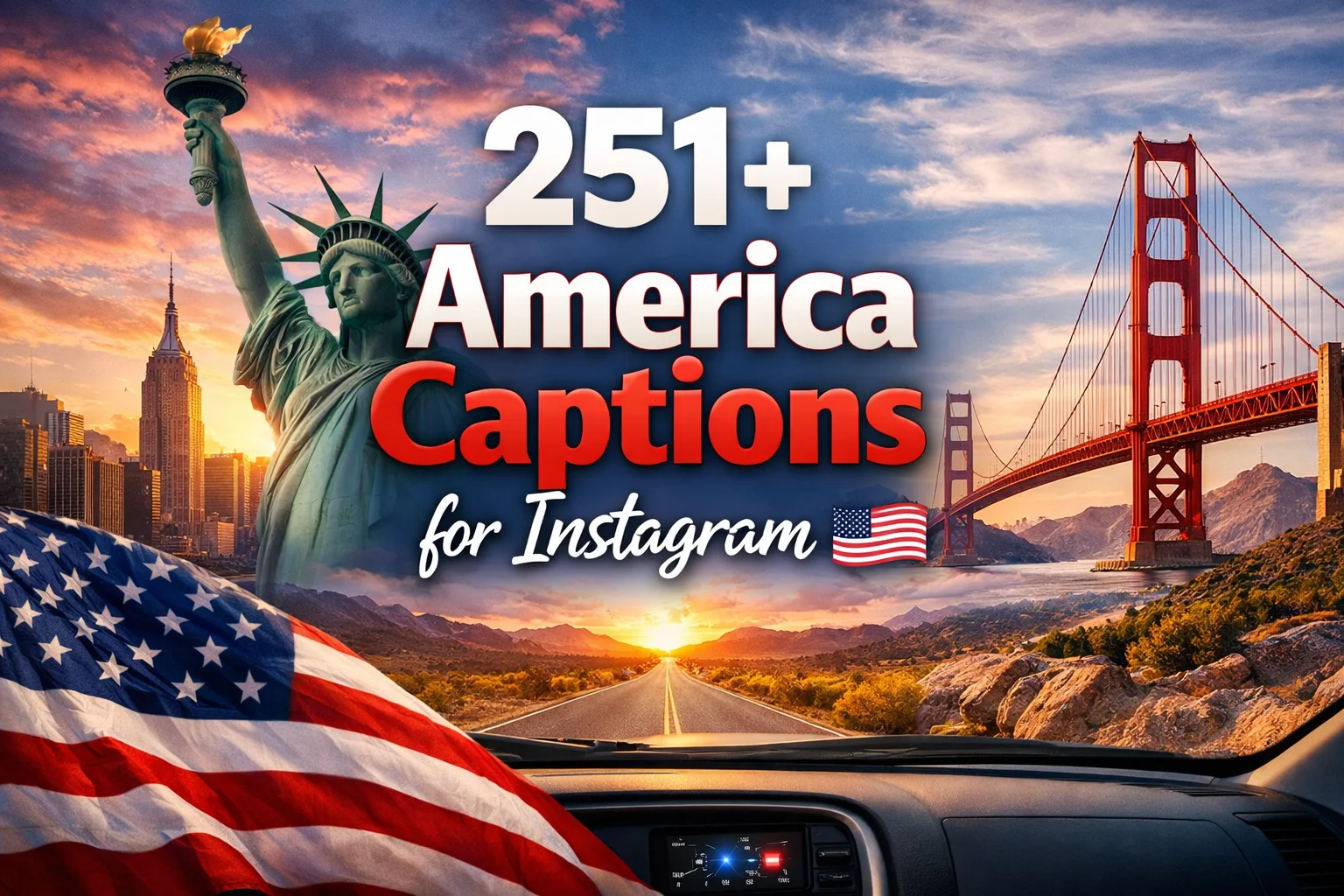 America Captions for Instagram ๐บ๐ธ