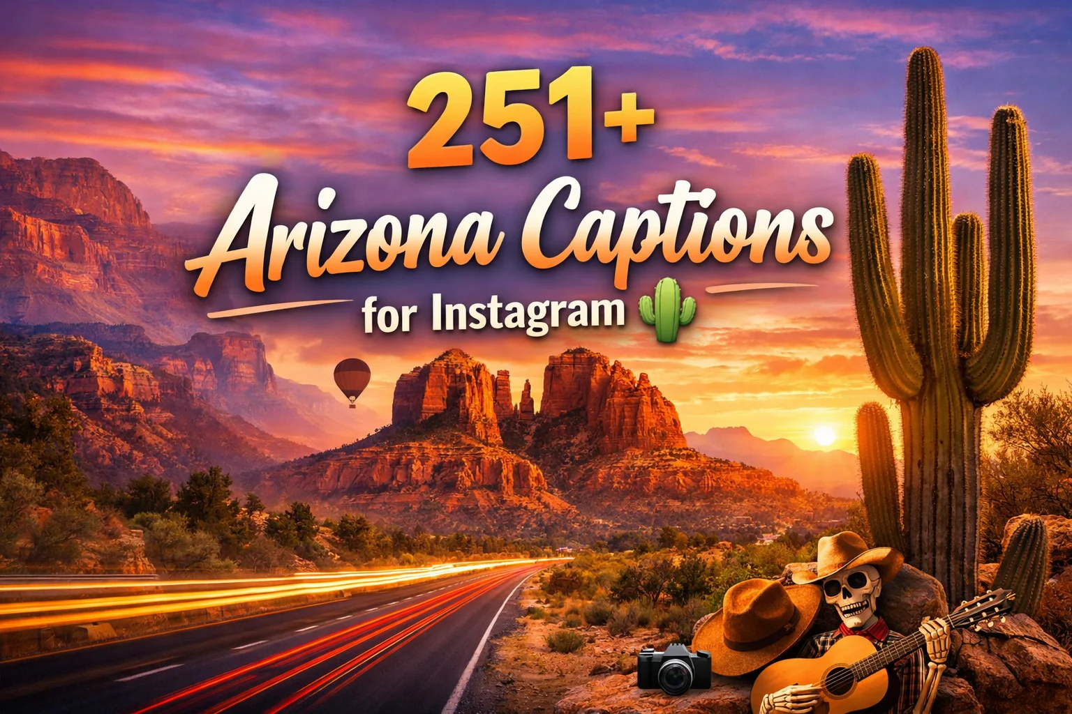 Arizona Captions for Instagram