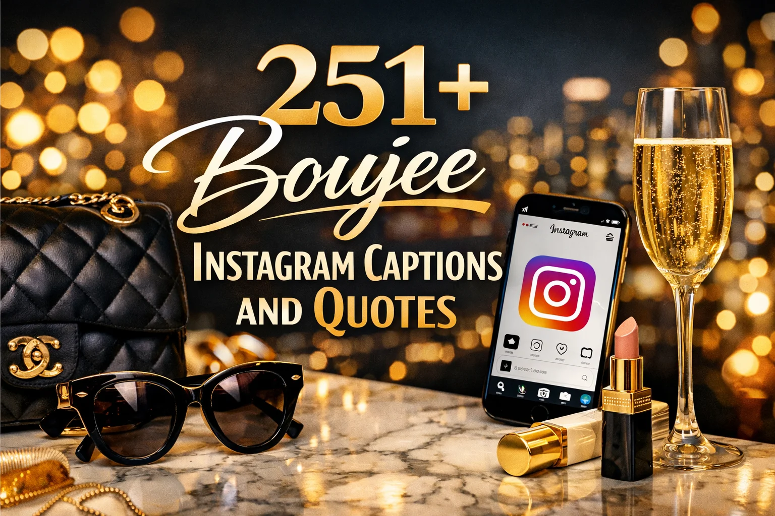 Boujee Instagram Captions and Quotes