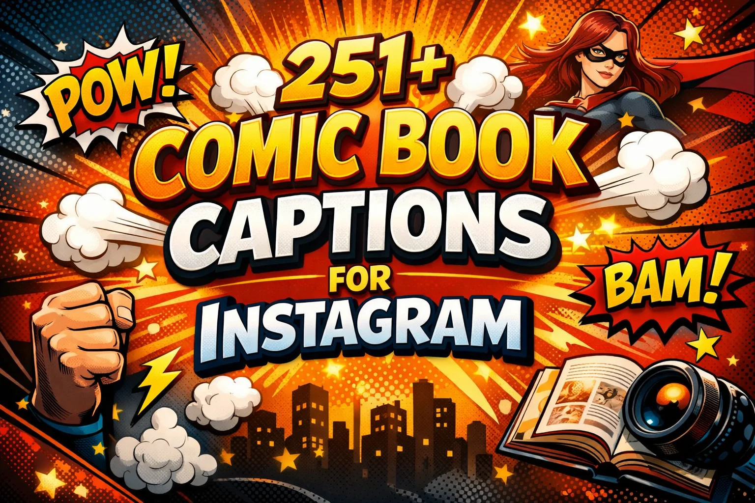 Comic Book Captions for Instagram
