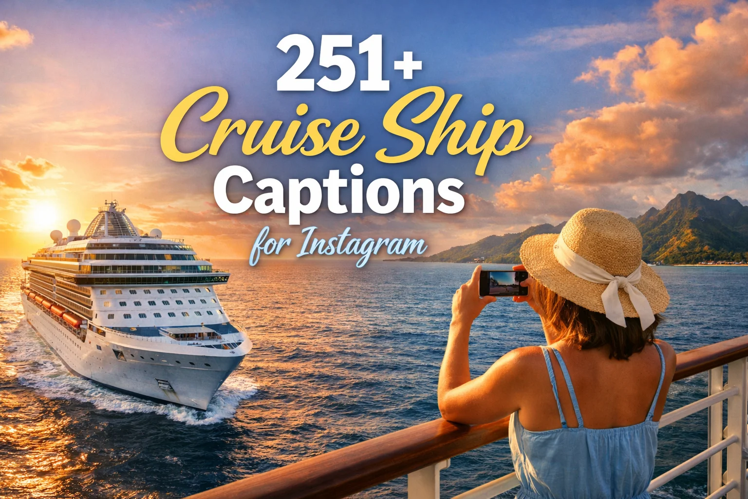 Cruise Ship Captions for Instagram