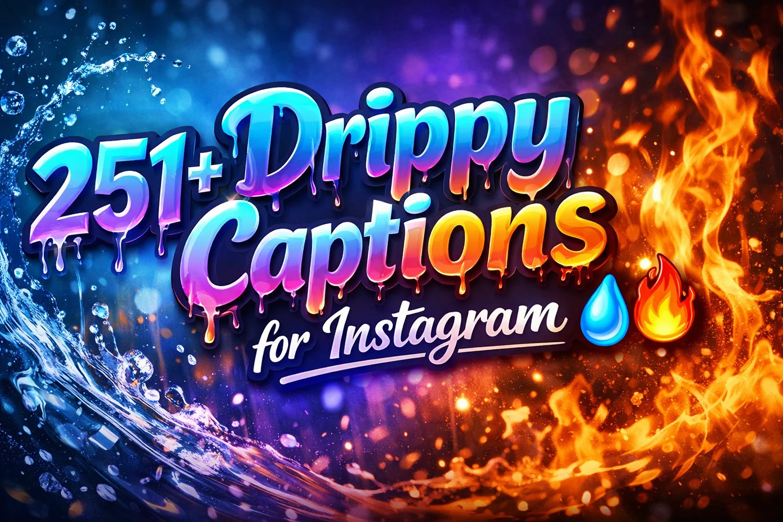 Drippy Captions for Instagram