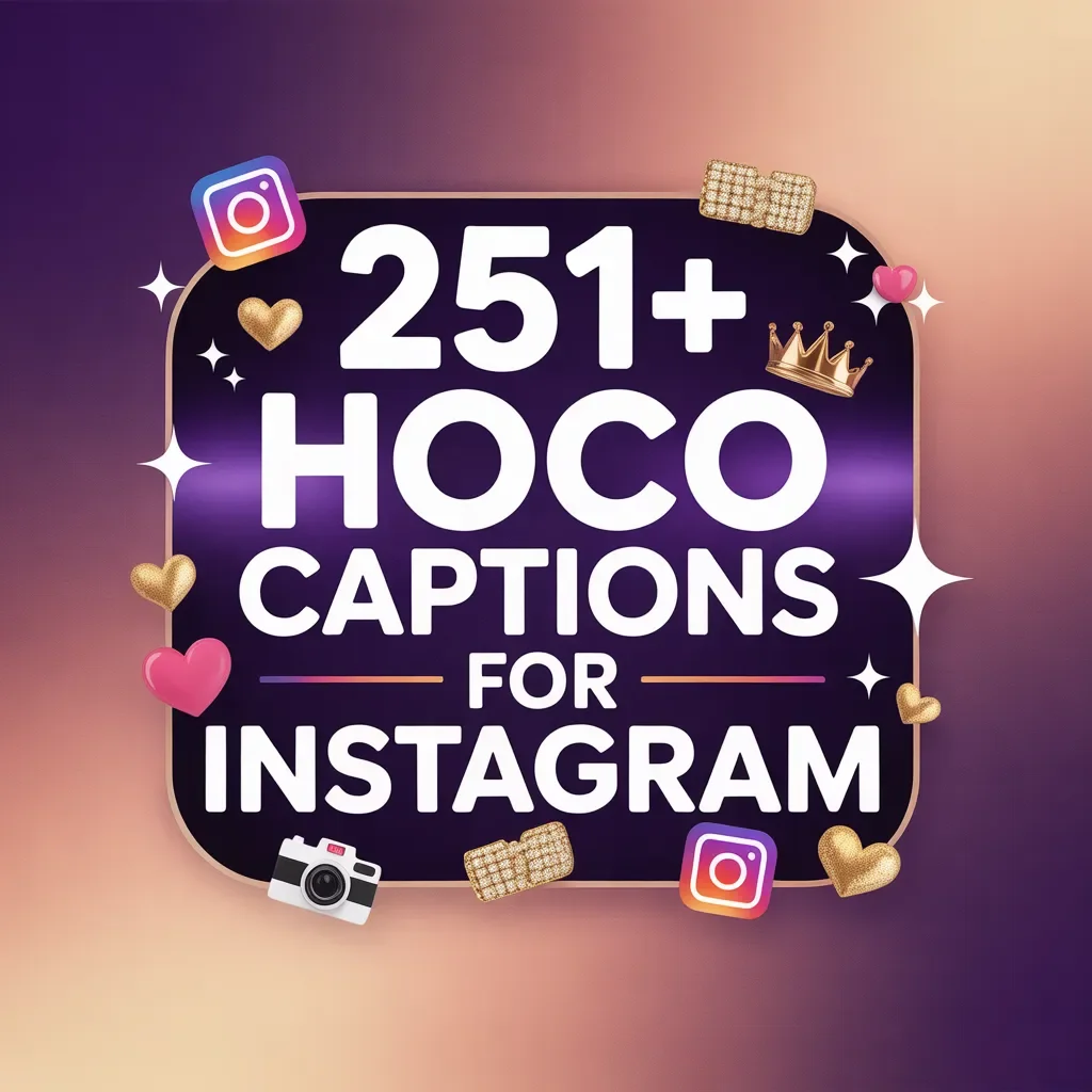 Hoco Captions for Instagram
