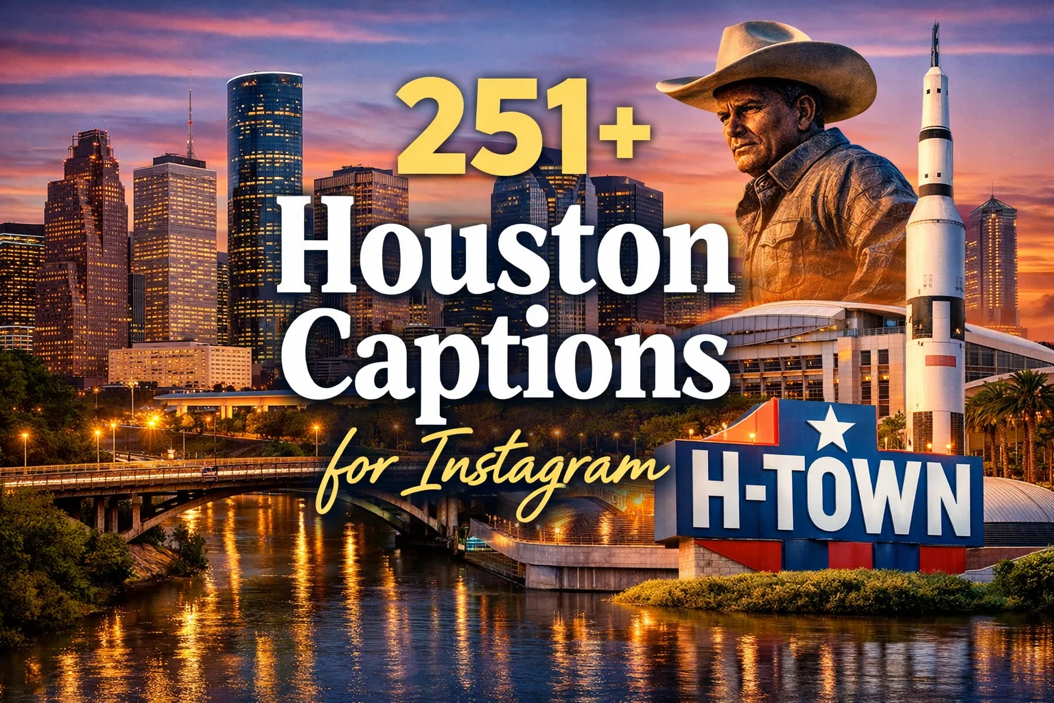 Houston Captions for Instagram