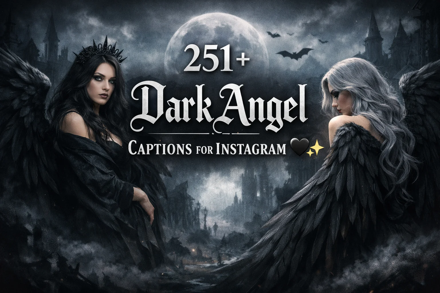 Dark Angel Captions for Instagram π€β¨