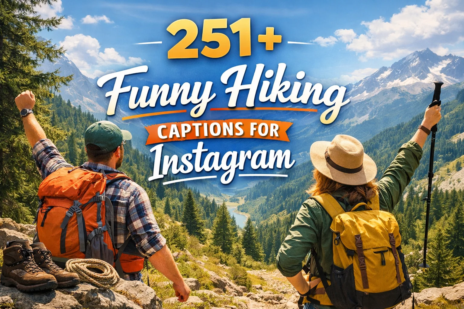 Funny Hiking Captions for Instagram