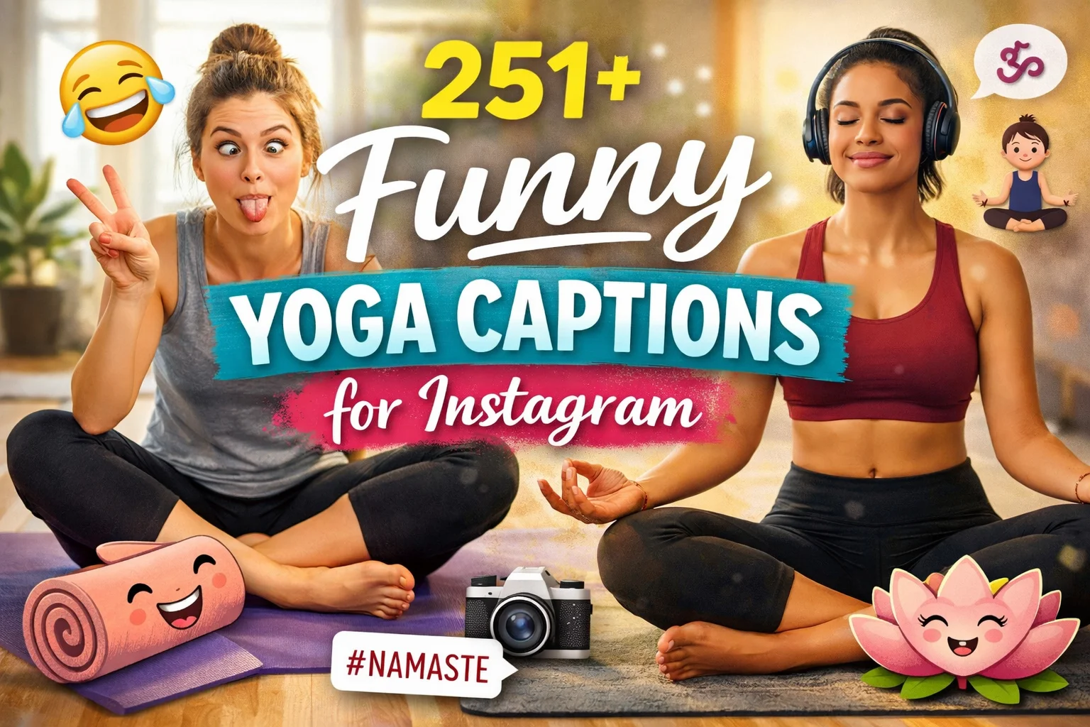 Funny Yoga Captions for Instagram