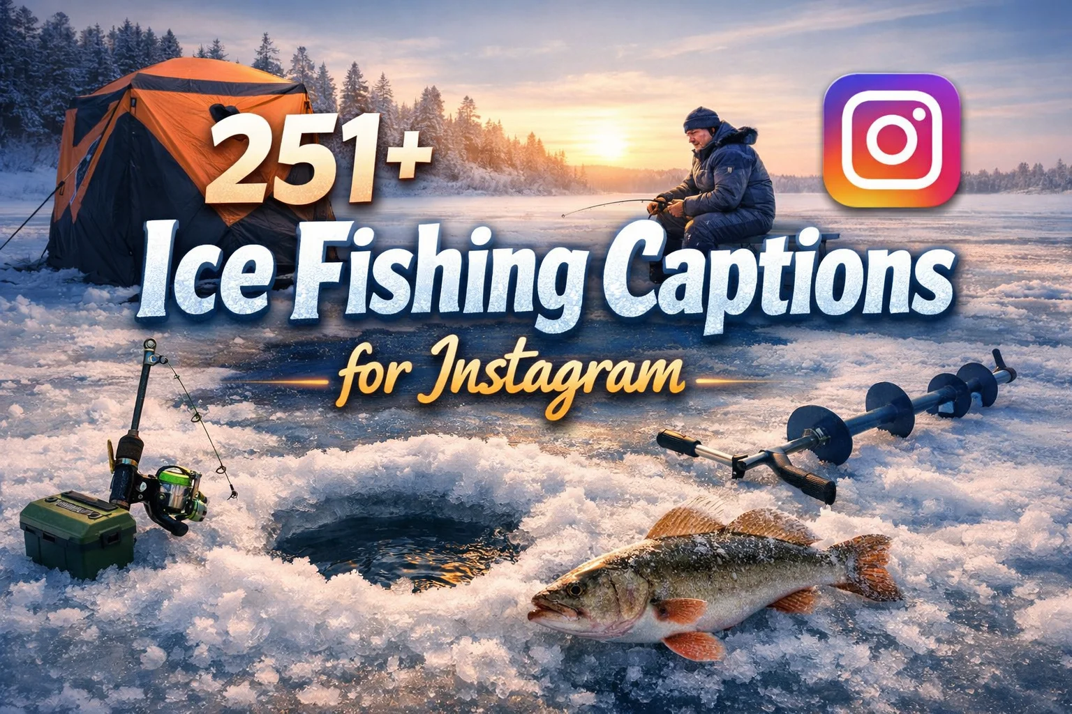Ice Fishing Captions for Instagram