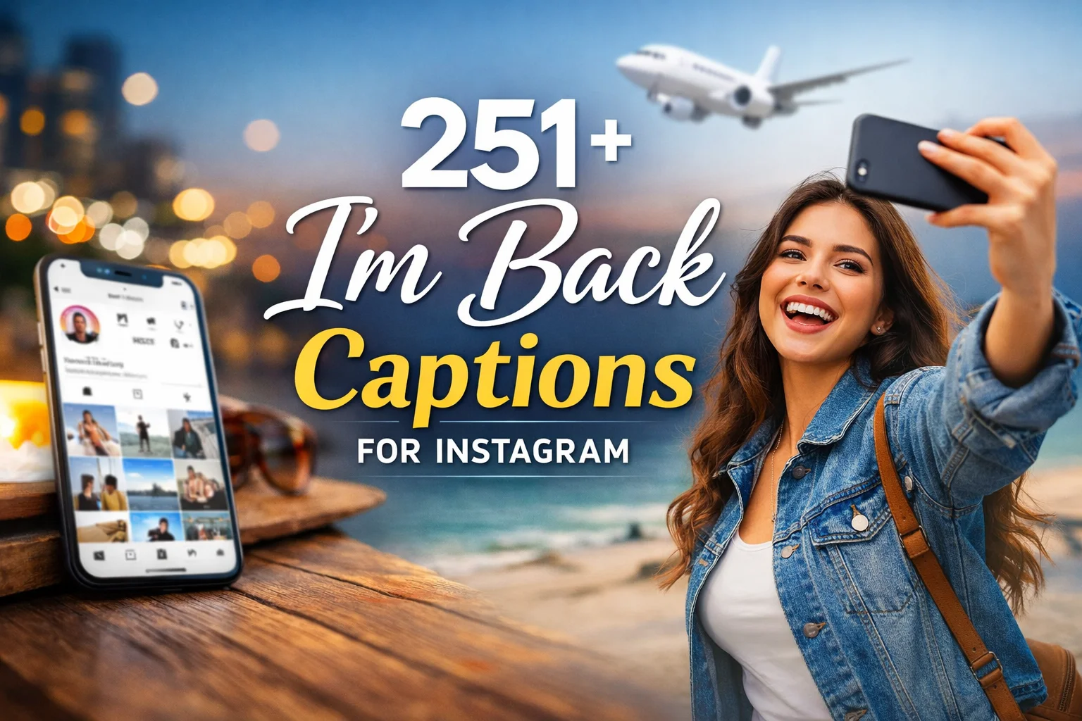 I’m Back Captions for Instagram