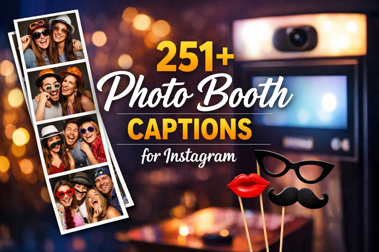 Photo Booth Captions for Instagram