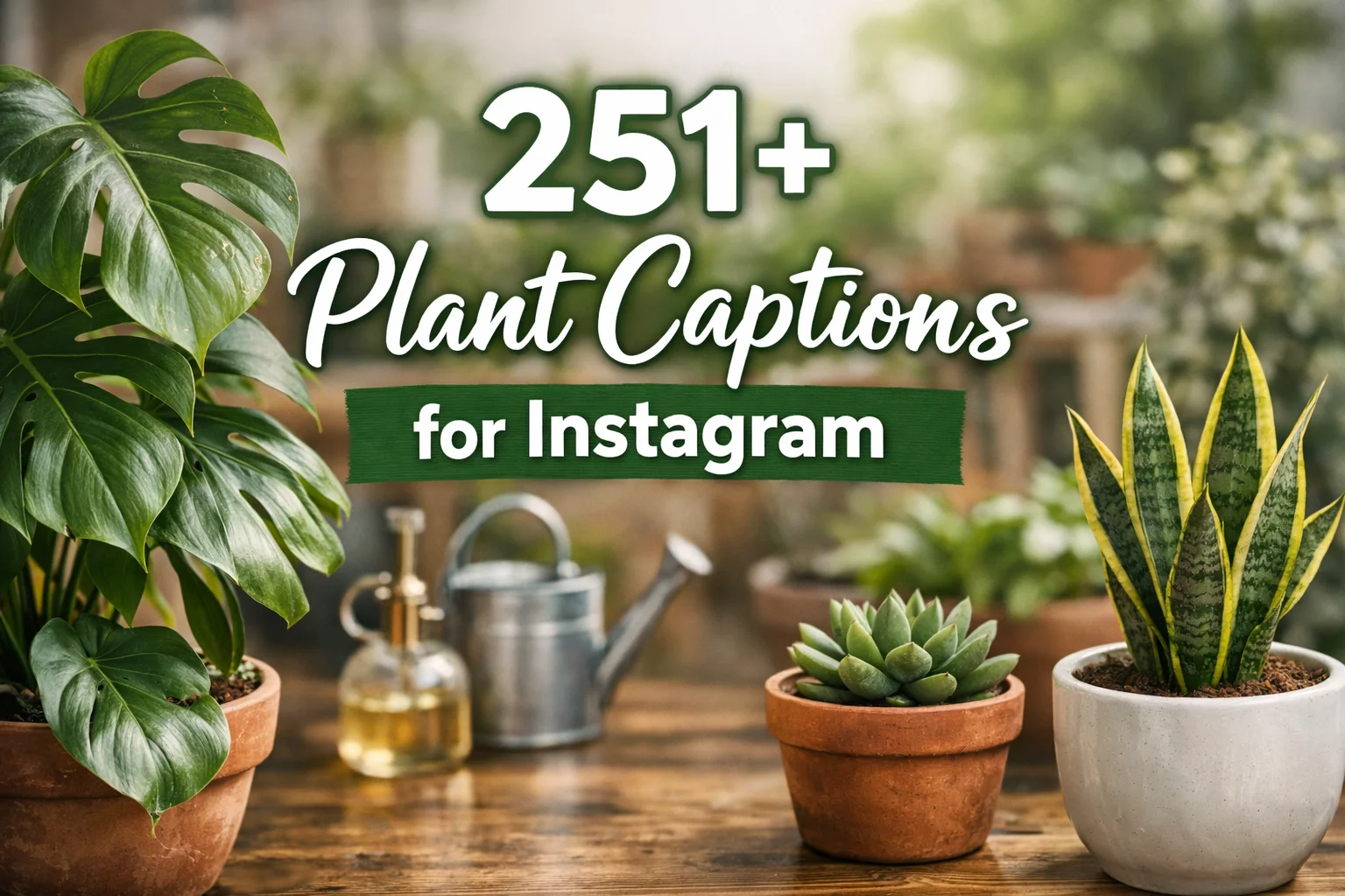 Plant Captions for Instagram