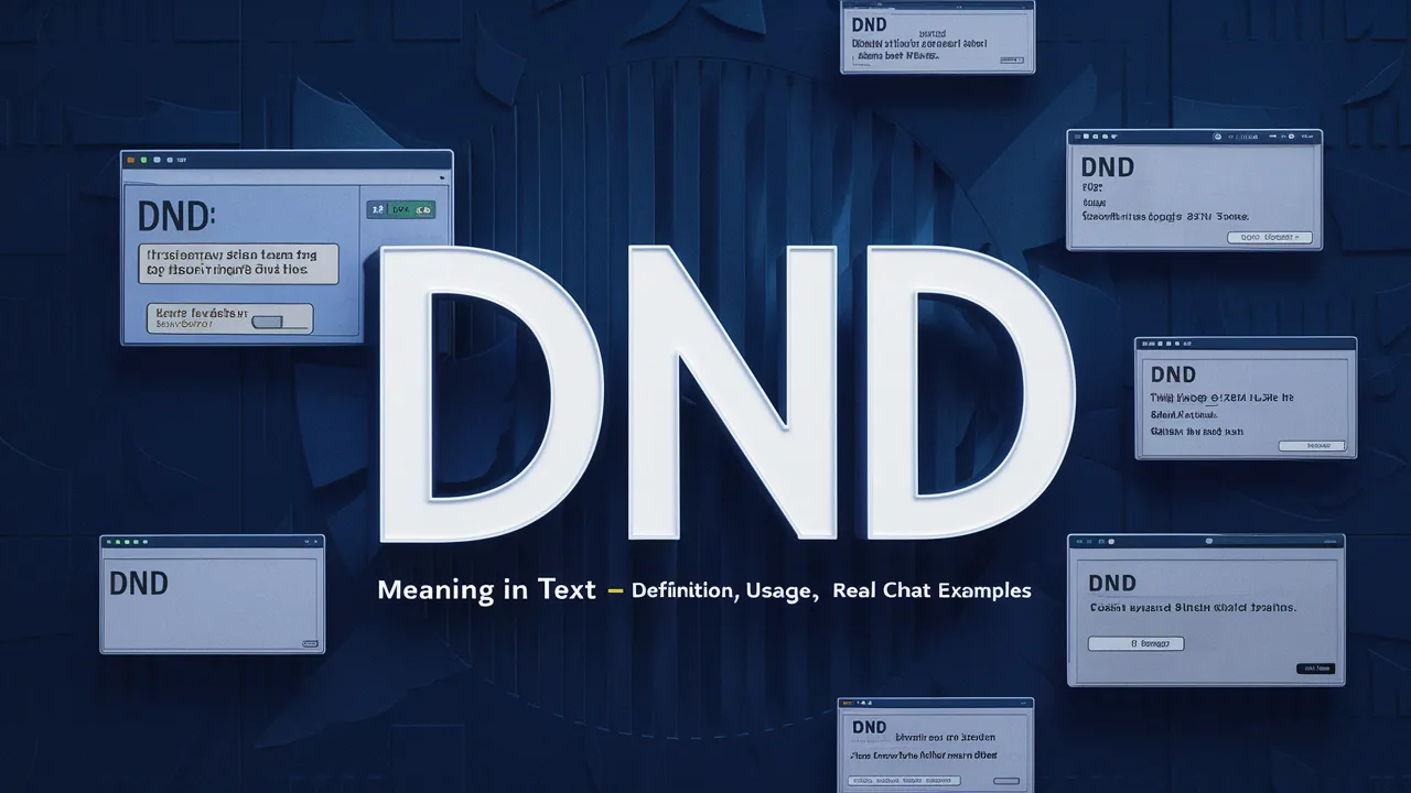 DND Meaning
