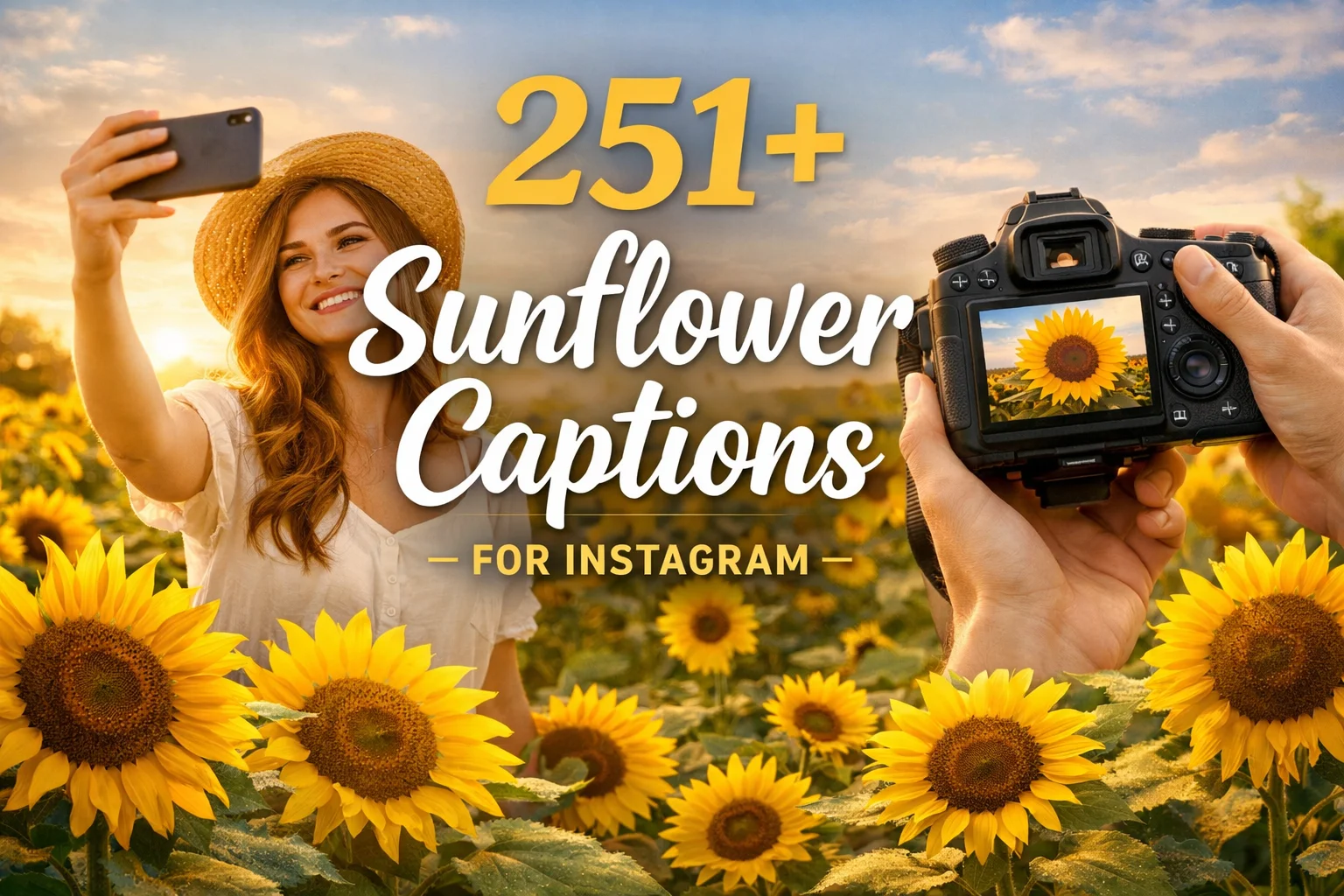 Sunflower Captions for Instagram