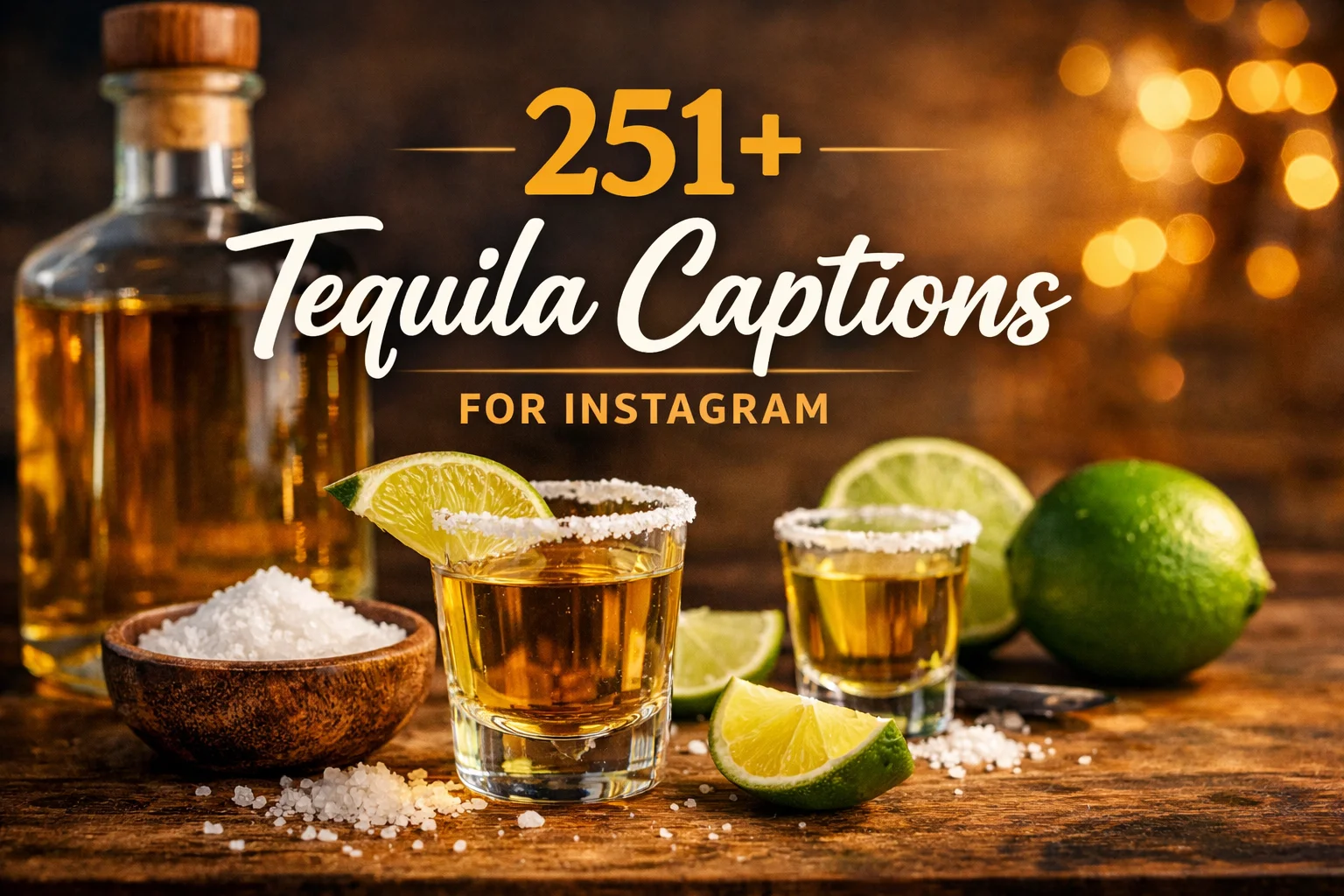 Tequila Captions for Instagram