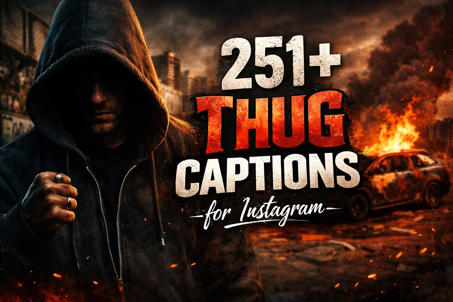 Thug Captions for Instagram