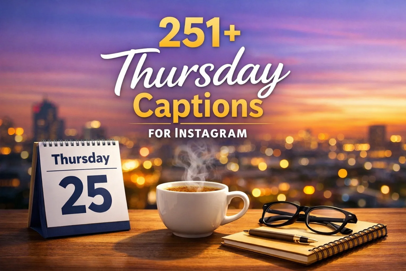 Thursday Captions for Instagram