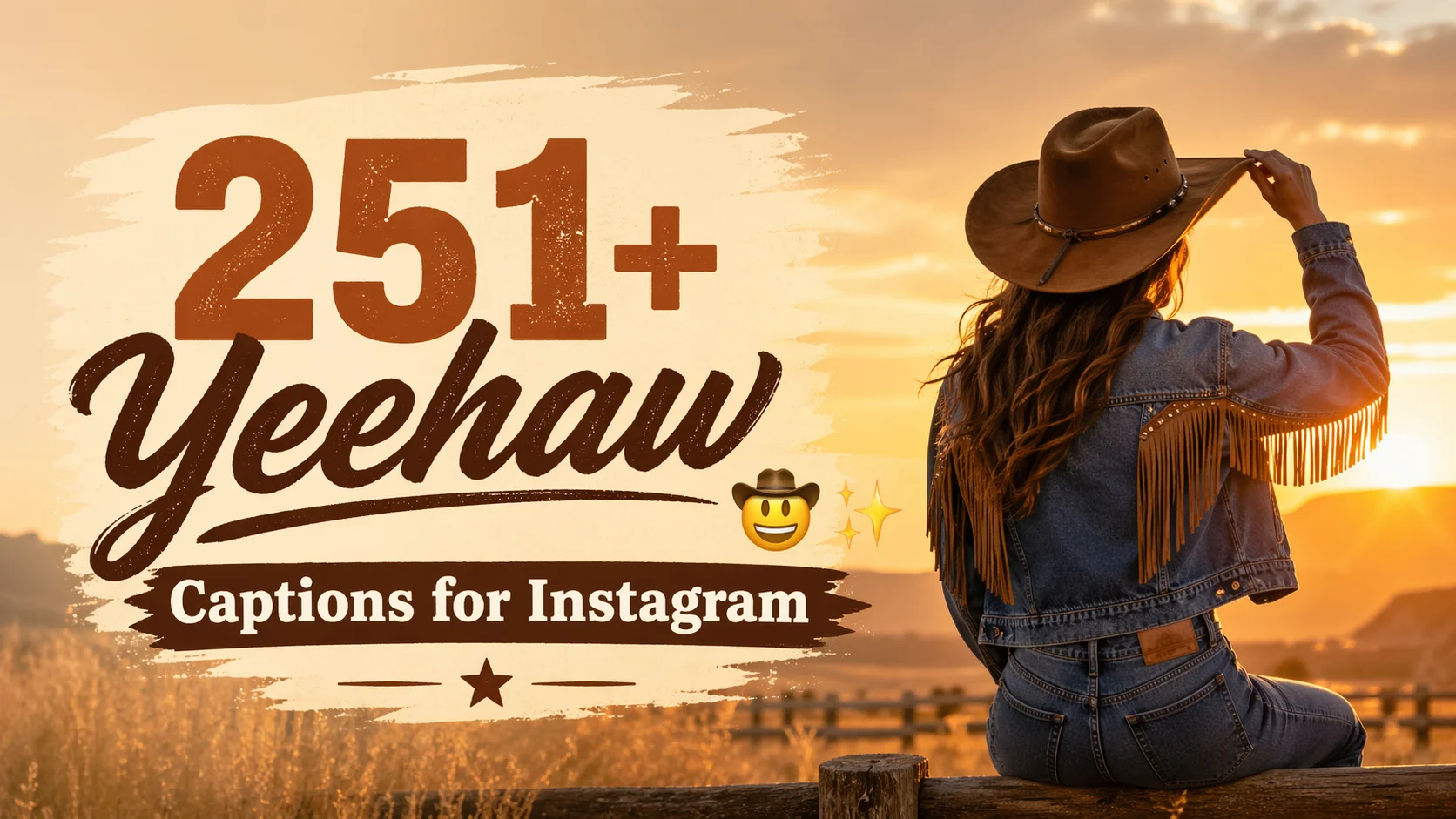 Yeehaw Captions for Instagram π€ β¨