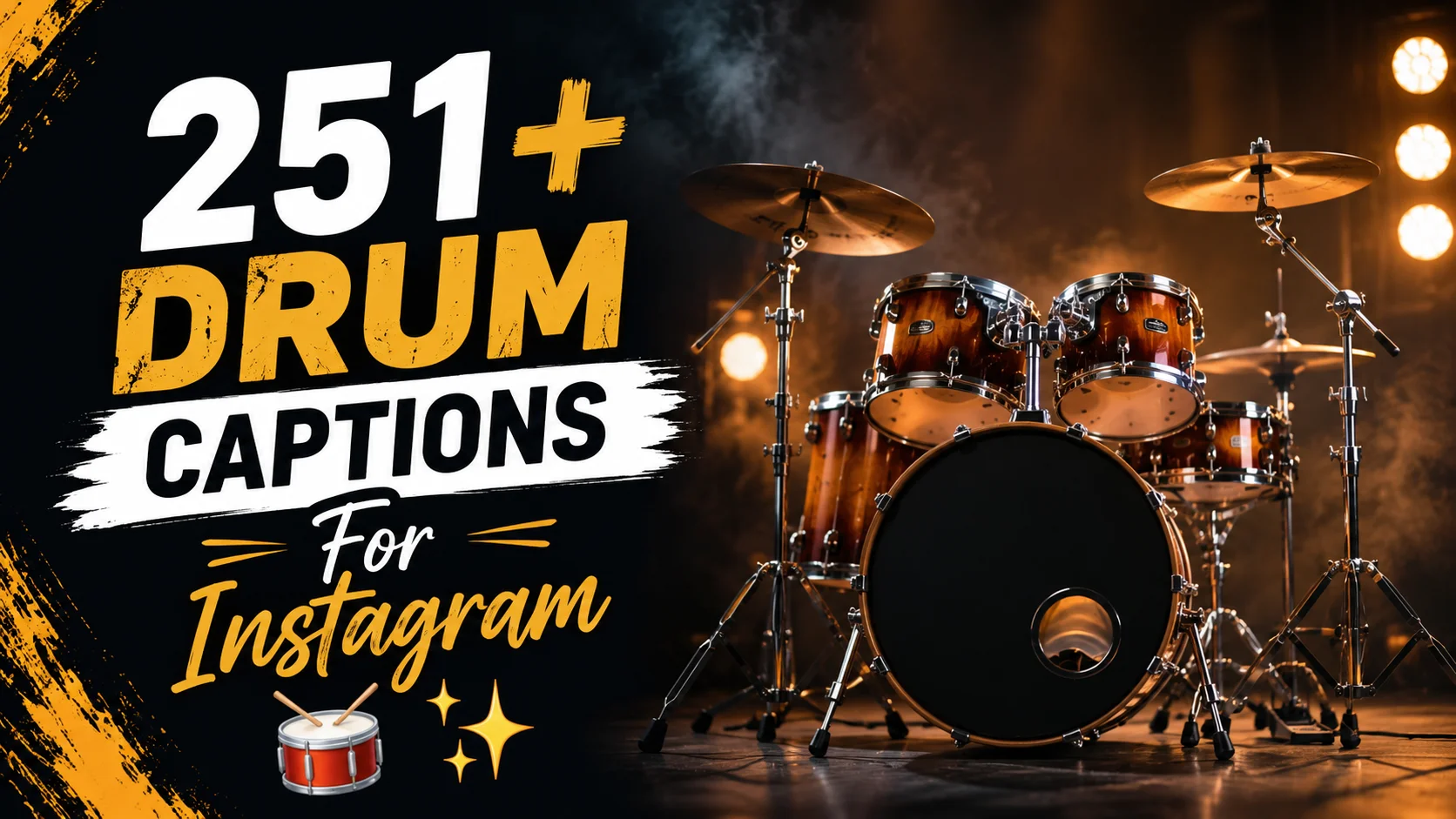 Drum Captions For Instagram π₯β¨