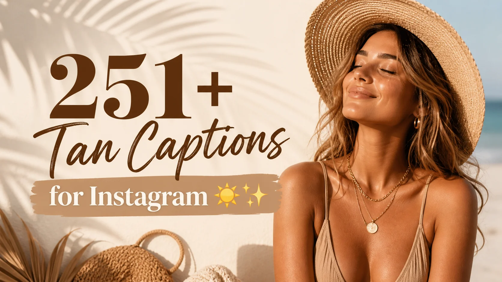 Tan Captions for Instagram ☀️✨